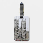 Bagagelabel Londen (Achterkant verticaal)