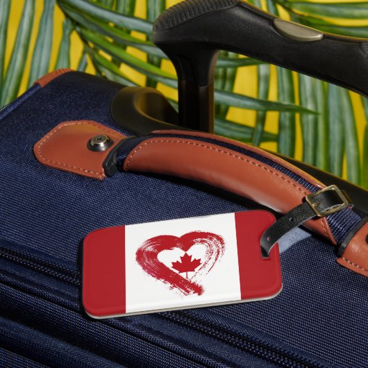 Bagagelabel Love Canada (Voorkant Insitu 3)