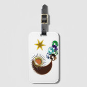 Bagagelabel maanlicht (Voorkant (verticaal))