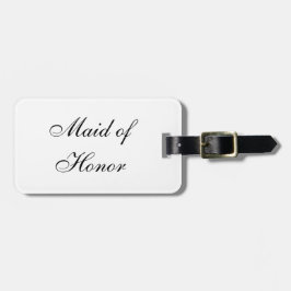 bagagelabel "Maid of Honor"