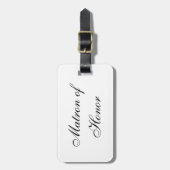 bagagelabel "Matron of Honor" (Voorkant verticaal)