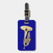 bagagelabel - Mellophone - Kies kleur (Voorkant verticaal)