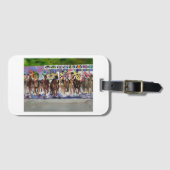 Bagagelabel met Afbeelding Kentucky Derby (Voorkant (horizontaal))