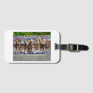 Bagagelabel met Afbeelding Kentucky Derby