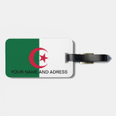 Bagagelabel met Algerijnse vlag (Achterkant horizontaal)