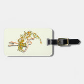 Bagagelabel met Ballet Dancer Girl - Ballerina (Voorkant horizontaal)