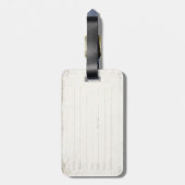 bagagelabel met Cool Ski Holiday Print (Achterkant verticaal)