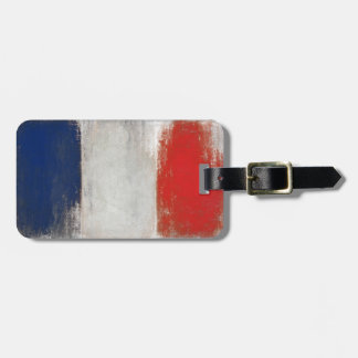 bagagelabel met de Franse vlag Cool