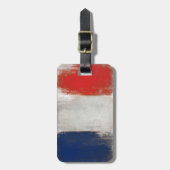 bagagelabel met de Franse vlag Cool (Voorkant verticaal)