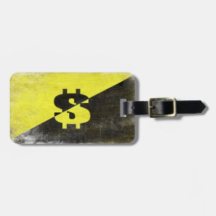 bagagelabel met de vlag van Cool Anarcho-Capitalis