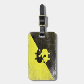 bagagelabel met de vlag van Cool Anarcho-Capitalis (Voorkant verticaal)