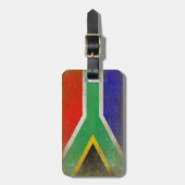 bagagelabel met de Zuid-Afrikaanse vlag Cool (Voorkant verticaal)