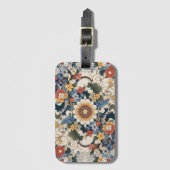 bagagelabel met een traditioneel Koreaans patroon (Voorkant (verticaal))