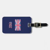 Bagagelabel met Engelse vlag (Voorkant horizontaal)