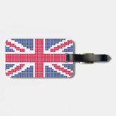 Bagagelabel met Engelse vlag (Achterkant horizontaal)
