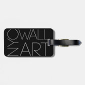 bagagelabel met fotografie door Omar Ortiz (Achterkant horizontaal)