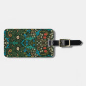 BAGAGELABEL MET HET ONTWERP VAN WILLIAM MORRIS "TU (Voorkant horizontaal)