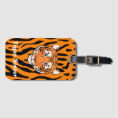 Bagagelabel met het thema "Tijger zuster" (Voorkant (horizontaal))
