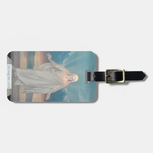 bagagelabel met Jezus Christus (Voorkant horizontaal)