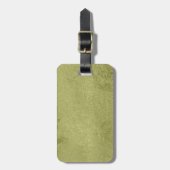 bagagelabel met lederen riem (Voorkant verticaal)