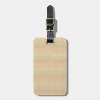 bagagelabel met lederen riem