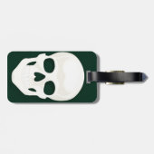 bagagelabel met lederen riem (Achterkant horizontaal)