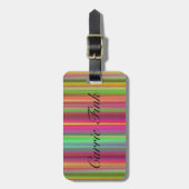 Bagagelabel met meerdere kleuren (Voorkant verticaal)
