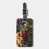 Bagagelabel met mooie bloemenwinkel Blooms (Voorkant verticaal)