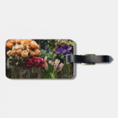 Bagagelabel met mooie bloemenwinkel Blooms (Achterkant horizontaal)