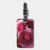 Bagagelabel met mooie felle bloemen (Voorkant verticaal)