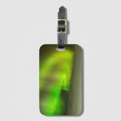 Bagagelabel met noordelijke lampjes met Visitekaar (Voorkant (verticaal))