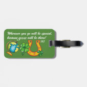 Bagagelabel met offerte - SRF (Achterkant horizontaal)