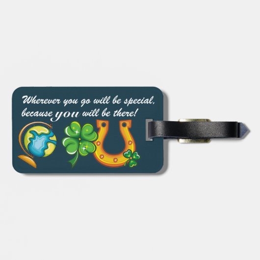 Bagagelabel met offerte - SRF (Achterkant horizontaal)