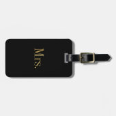 Bagagelabel met paar (Voorkant horizontaal)