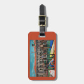 Bagagelabel met plaats van Venetië (Voorkant verticaal)