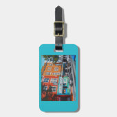 Bagagelabel met recordbalk (Voorkant verticaal)