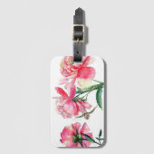 Bagagelabel met visitekaartje (Voorkant (verticaal))