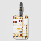 Bagagelabel met visitekaartvakje (Voorkant (verticaal))