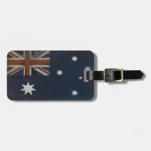 bagagelabel met vlag uit Australië (Voorkant horizontaal)