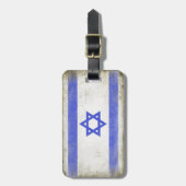 bagagelabel met vlag van Israël (Voorkant verticaal)