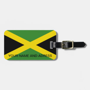 Bagagelabel met vlag van Jamaica