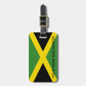 Bagagelabel met vlag van Jamaica (Voorkant verticaal)
