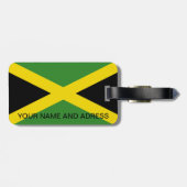 Bagagelabel met vlag van Jamaica (Achterkant horizontaal)