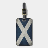 bagagelabel met vlag van Schotland (Voorkant verticaal)