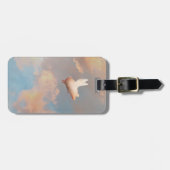 bagagelabel met vleugels (Voorkant horizontaal)