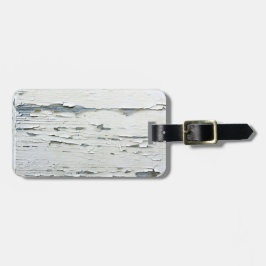 Bagagelabel met vlokverf