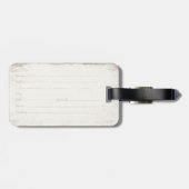  Bagagelabel met winterschokken (Achterkant horizontaal)