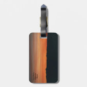 bagagelabel met zonnebrandmiddel (Achterkant verticaal)