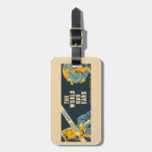  bagagelabel "Minimumgehalte behouden" - pas aan (Voorkant verticaal)