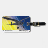 Bagagelabel - modelvliegtuig (Voorkant horizontaal)